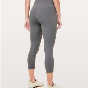 Lululemon Align crop - titanium grey size 4
